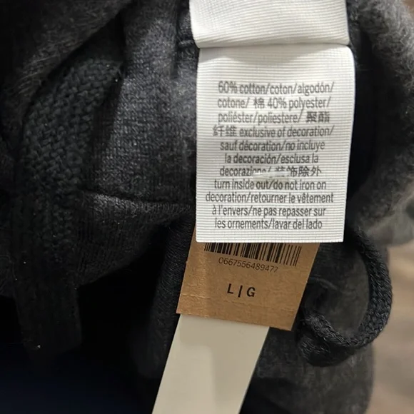 Victoria's Secret PINK Sparkly Logo HOODIE Dress/Extra Long Sweatshirt Large - Picture 6 of 6